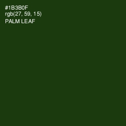 #1B3B0F - Palm Leaf Color Image